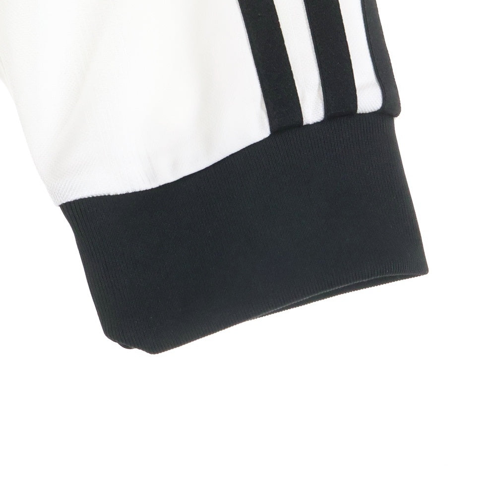 adidas(アディダス) FOOTBALL JACQUARD CROP LONG-SLEEVE フットボール ジャガード クロップ 長袖Tシャツ ホワイト/ブラック JV9740 レディース