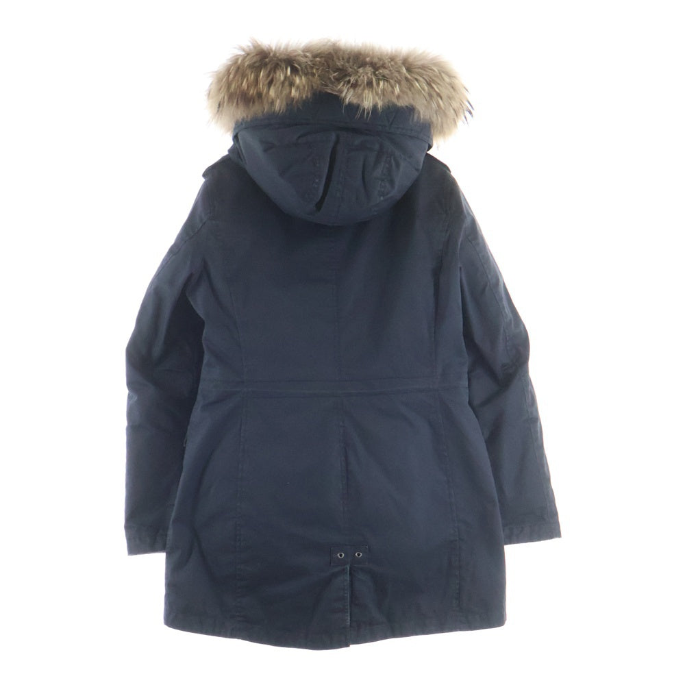 WOOLRICH(ウールリッチ) Scarlett Parka 2WAYファー付きモッズコート ダウンジャケット ネイビー WWCPS2760