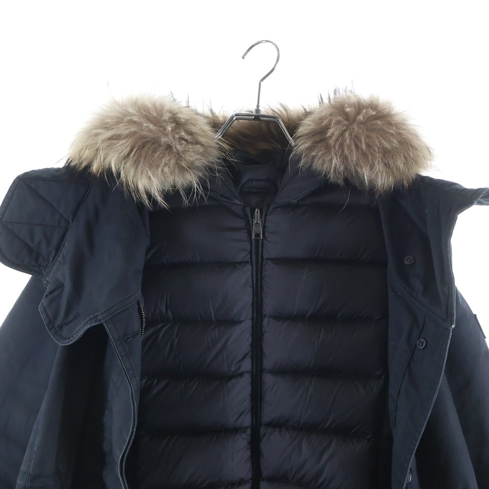 WOOLRICH(ウールリッチ) Scarlett Parka 2WAYファー付きモッズコート ダウンジャケット ネイビー WWCPS2760