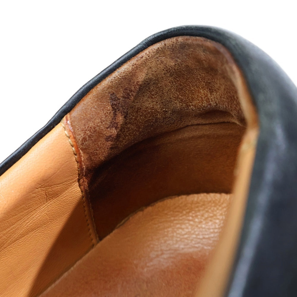 JIMMY CHOO(ジミーチュウ) スタッズ スリッポン レザーローカットスニーカー ブラック