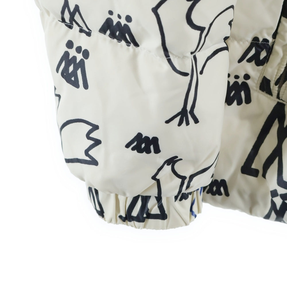 MONCLER(モンクレール) MARENNES GIUBBOTTO 総柄ダウンジャケット アイボリー D20914137685 539F0