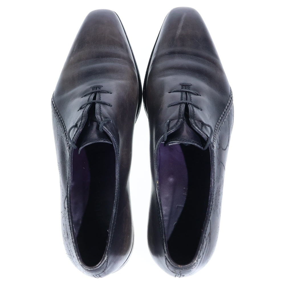 Berluti(ベルルッティ) スクリット カリグラフィ レザードレスシューズ 革靴 ブラウン