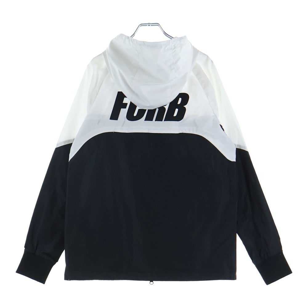 F.C.R.B./F.C.Real Bristol/FCRB(エフシーアールビー/エフシーレアルブリストル) 20AW VENTILATION TRACK JACKET ナイロンジャケット ブラック/ホワイト FCRB-202022