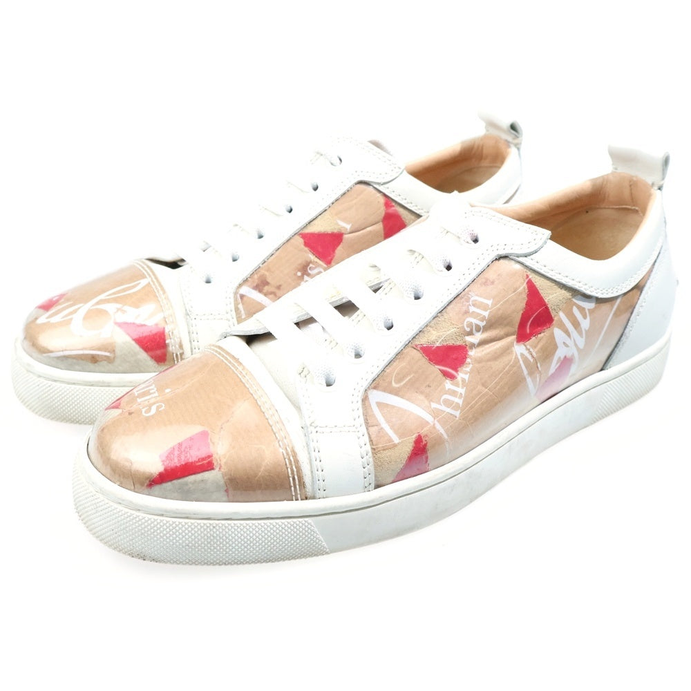 CHRISTIAN LOUBOUTIN(クリスチャンルブタン) Loubi Craft クラフト ローカットスニーカー ベージュ