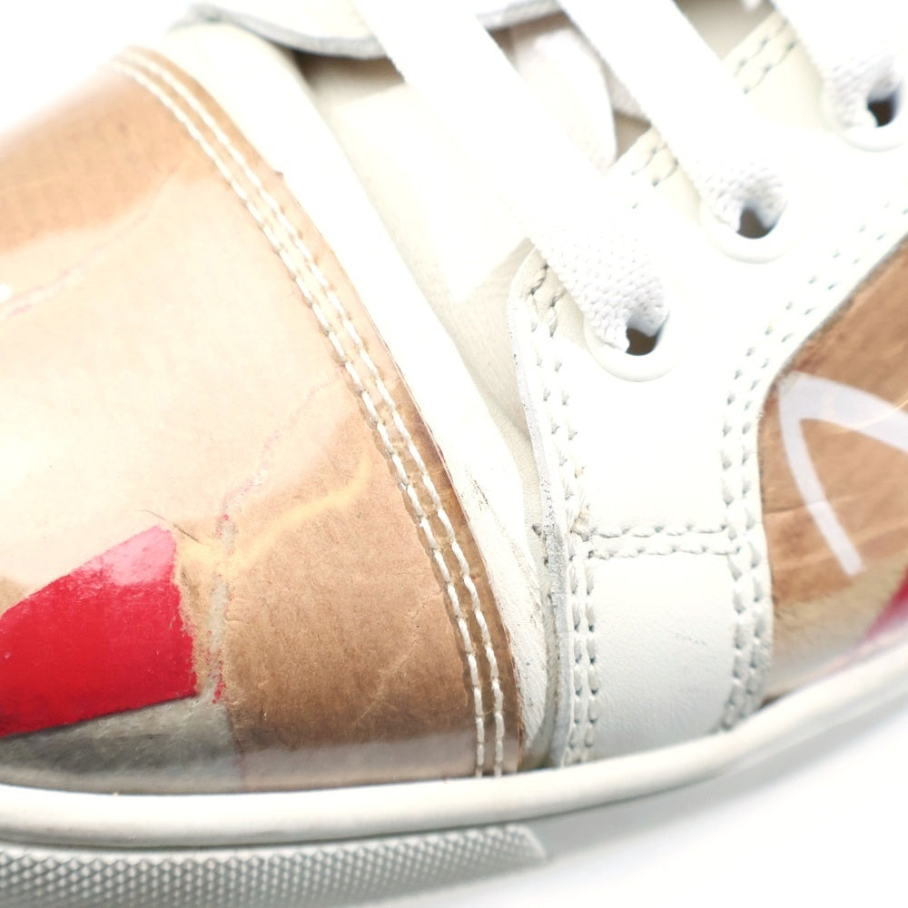 CHRISTIAN LOUBOUTIN(クリスチャンルブタン) Loubi Craft クラフト ローカットスニーカー ベージュ