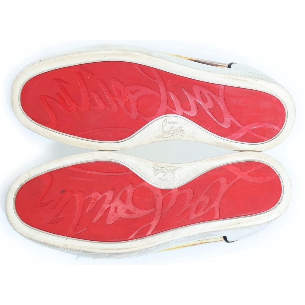 CHRISTIAN LOUBOUTIN(クリスチャンルブタン) Seavaste Flat 総柄 ローカットスニーカー マルチ