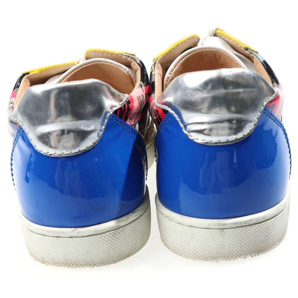 CHRISTIAN LOUBOUTIN(クリスチャンルブタン) Louis Junior パテントレザー ローカットスニーカー マルチ