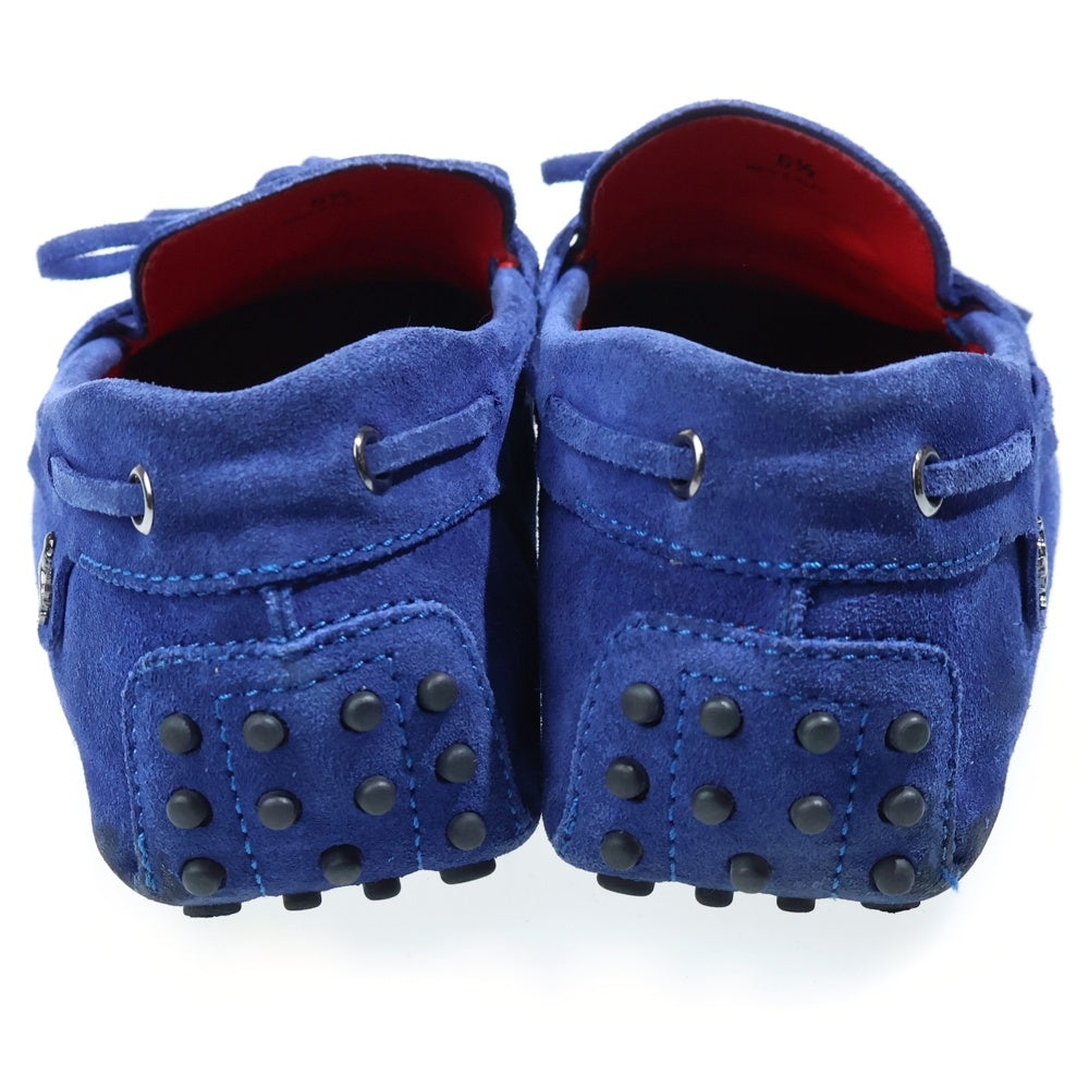 TOD'S(トッズ) Ferrari フェラーリ スウェード モカシン ドライビングシューズ ドレスシューズ ブルー