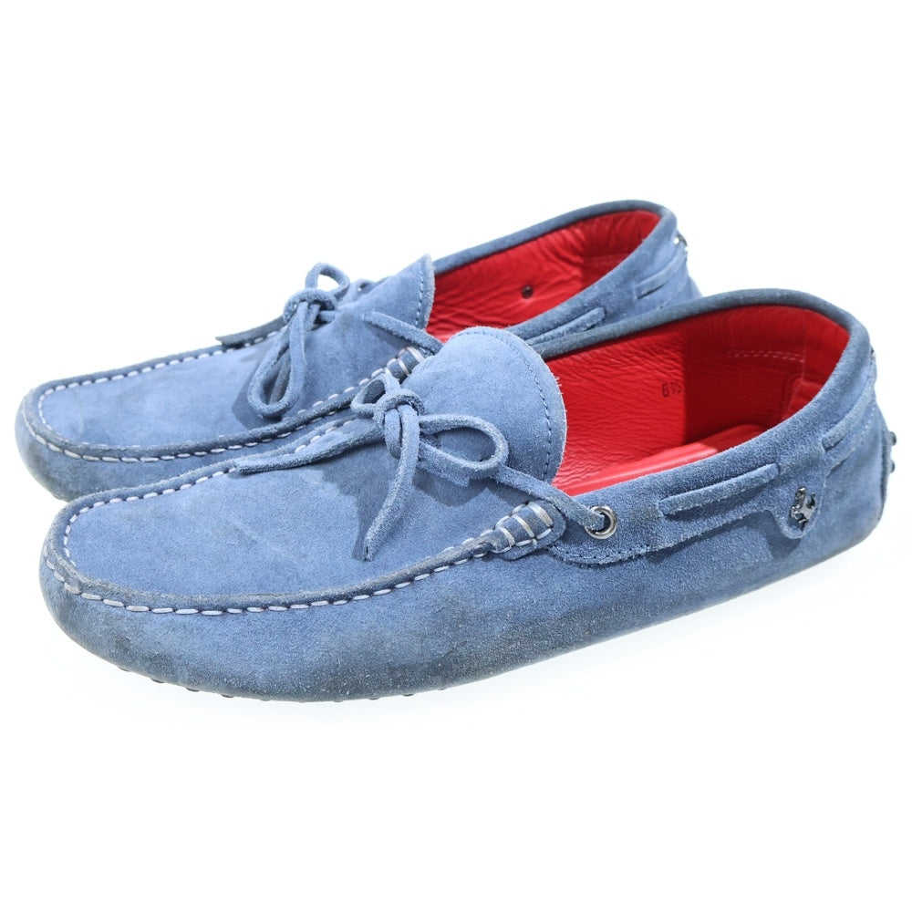 TOD'S(トッズ) Ferrari フェラーリ スウェード モカシン ドライビングシューズ ドレスシューズ グレー