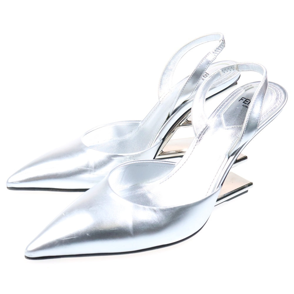 FENDI(フェンディ) ファースト スリングバック パンプス シルバー レディース