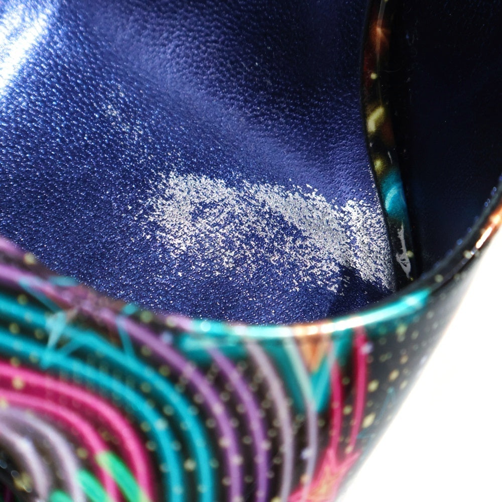 CHRISTIAN LOUBOUTIN(クリスチャンルブタン) Hot Chick Sling Alta パテントレザー パンプス マルチ レディース