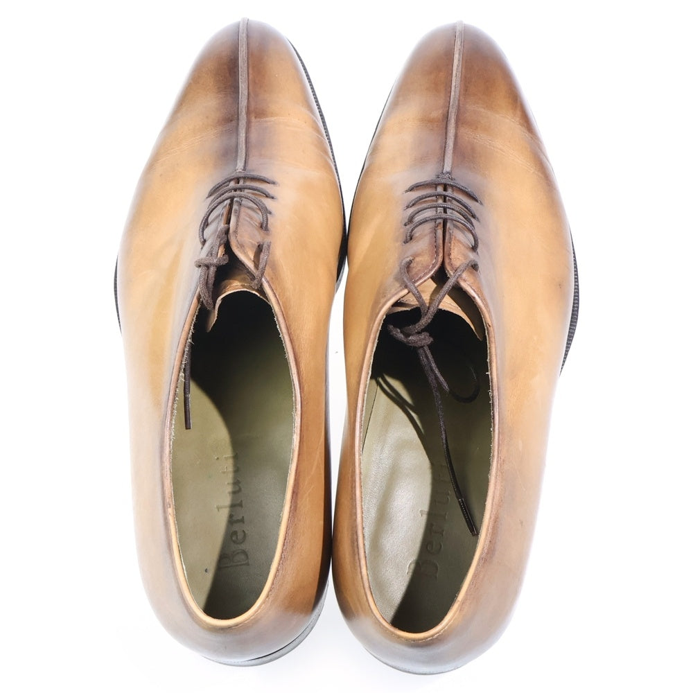 Berluti(ベルルッティ) センターシーム レザードレスシューズ 革靴 ブラウン