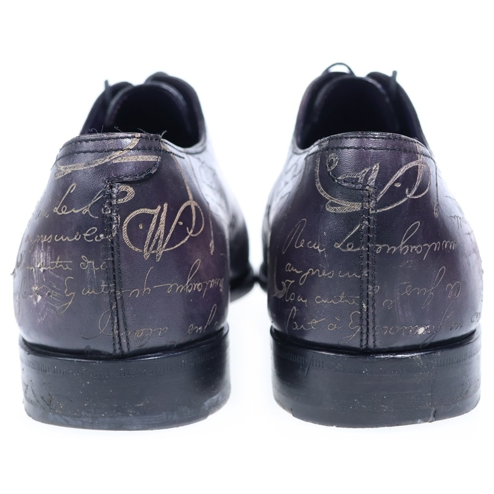 Berluti(ベルルッティ) スクリット カリグラフィ レザードレスシューズ 革靴 ブラウン