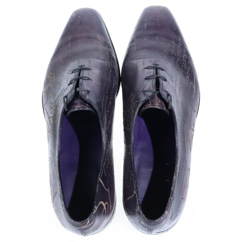 Berluti(ベルルッティ) スクリット カリグラフィ レザードレスシューズ 革靴 ブラウン