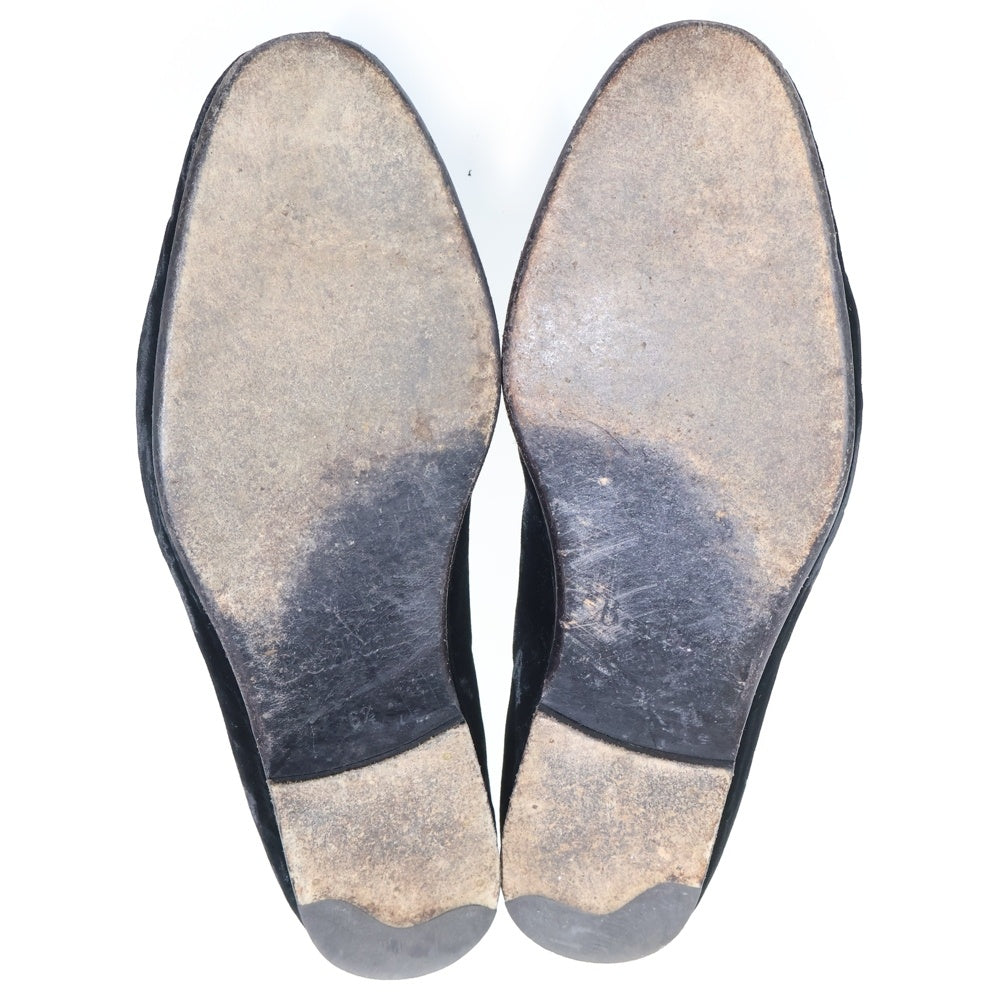 Berluti(ベルルッティ) カリグラフィ ベロア ドライビングシューズ ドレスシューズ ブラック