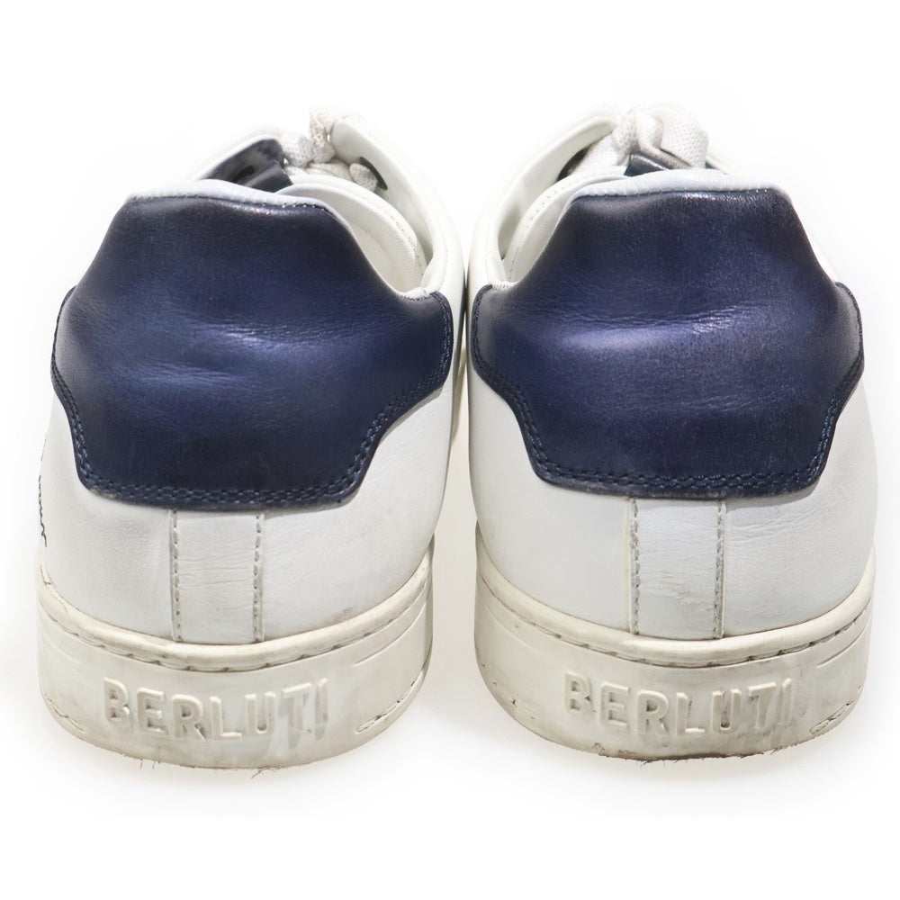 Berluti(ベルルッティ) プレイタイム スクリット カリグラフィ ローカットスニーカー ホワイト