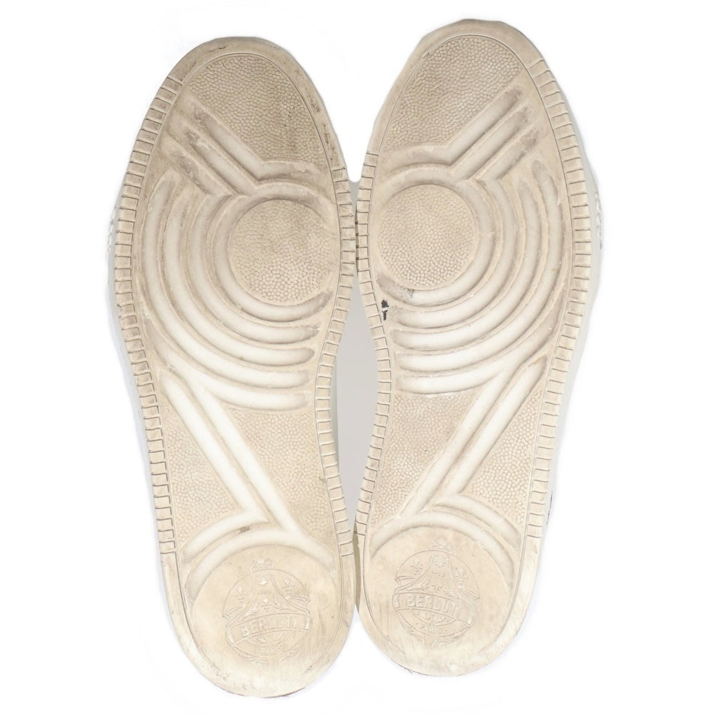 Berluti(ベルルッティ) プレイタイム スクリット カリグラフィ ローカットスニーカー ホワイト