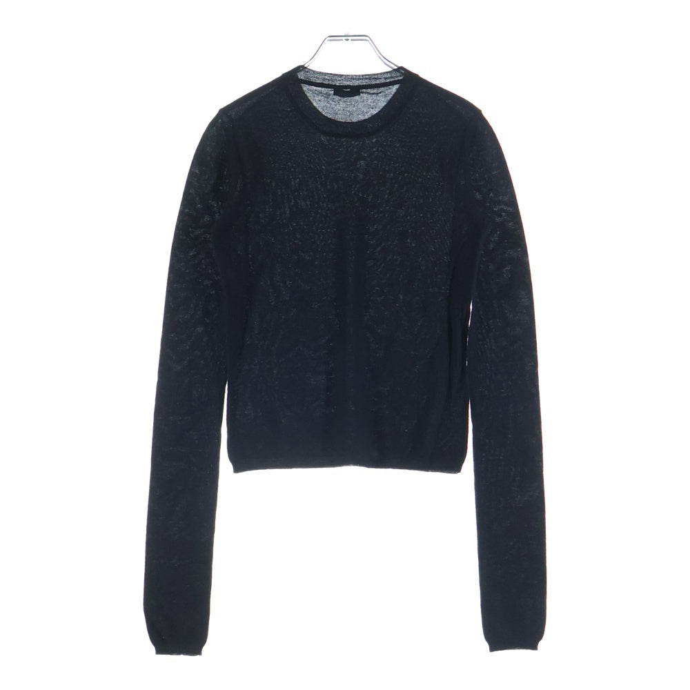 miumiu(ミュウミュウ) Silk Knit Sweater シルク混 クルーネックウール