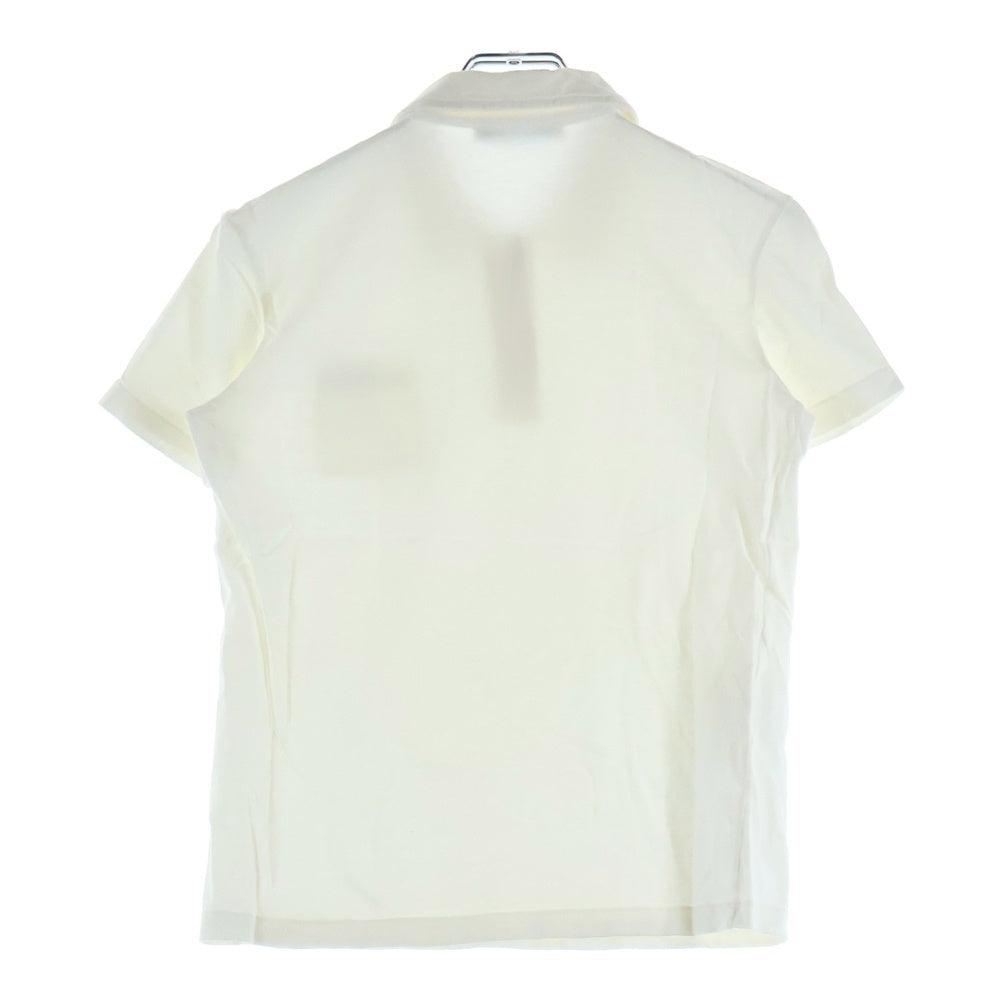 PRADA(プラダ) ロゴプリント 半袖ポロシャツ ホワイト