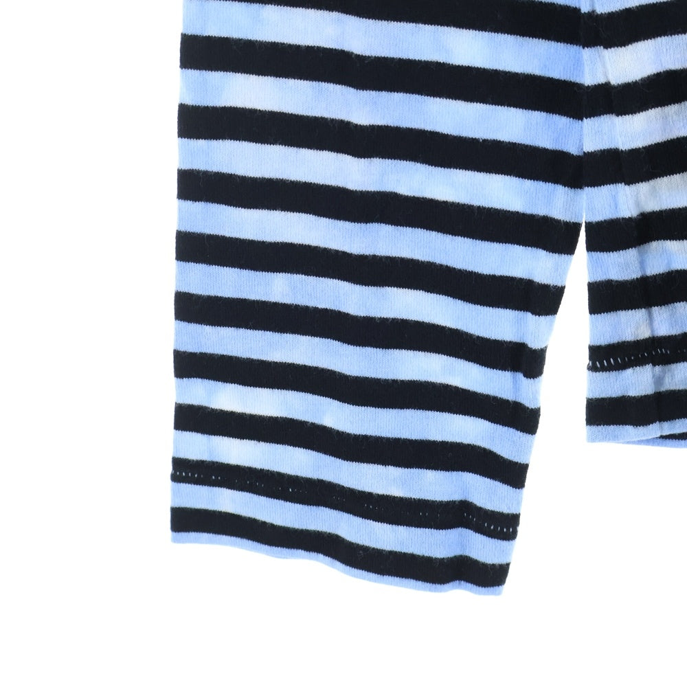 BLACK COMME des GARCONS(ブラックコムデギャルソン) ボーダー長袖Tシャツ ロンT ブルー 1C-T009
