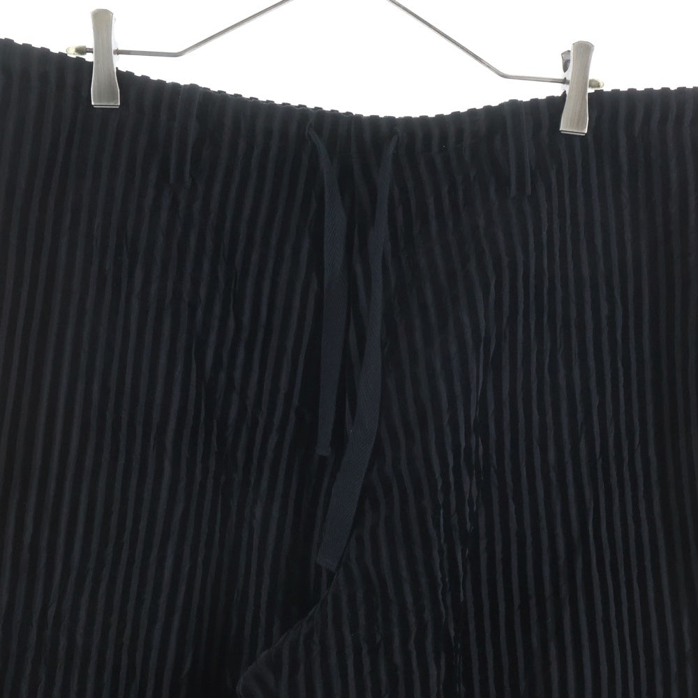 Y's for men(ワイズフォーメン) 24AW Corduroy Pants コーデュロイ ストライプパンツ ブラック MJ-P11-806