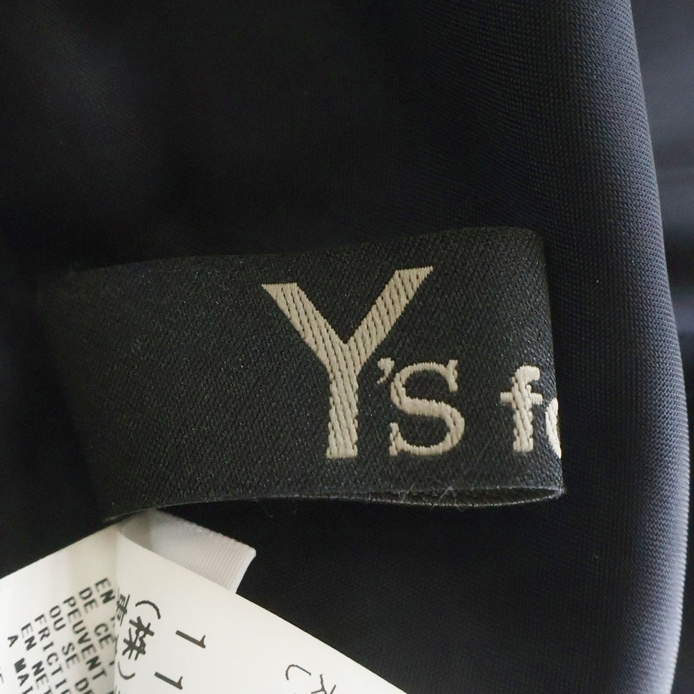 Y's for men(ワイズフォーメン) 24AW Corduroy Pants コーデュロイ ストライプパンツ ブラック MJ-P11-806