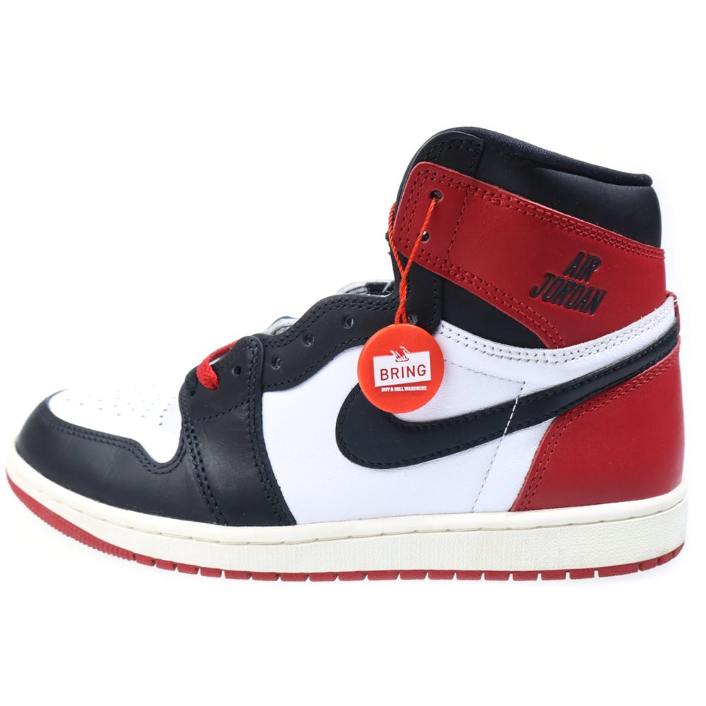 NIKE(ナイキ) AIR JORDAN 1 エアジョーダン 1 レトロ ブラック ハイカットスニーカー ブラック/レッド US8.5/26.5cm DZ5485-106