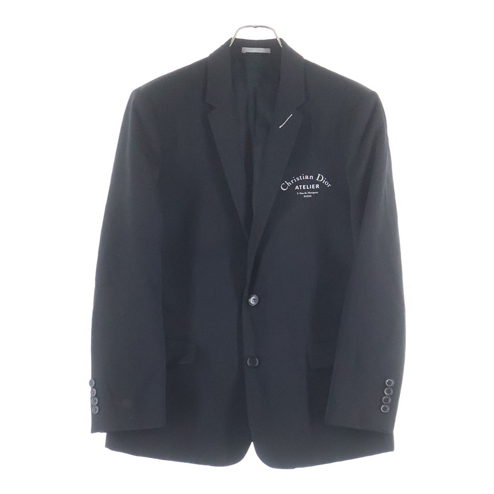 Dior HOMME(ディオールオム) 18AW Atelier Logo Tailored Jacket アトリエロゴテーラードジャケット ブラック 863C205I5463