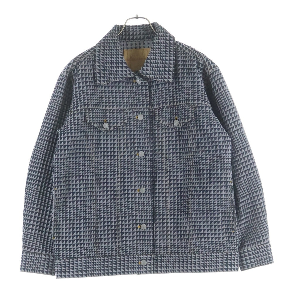 kotohayokozawa(コトハヨコザワ) Jacquard Cotton Jacket ジャガード コットンジャケット グレー KT22A-JK02