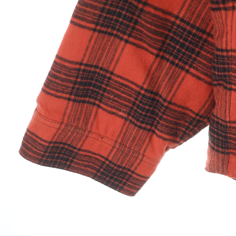 BALENCIAGA(バレンシアガ) 22AW Reversible Check Shirt リバーシブルチェック 長袖シャツ レッド 720105 TNM23