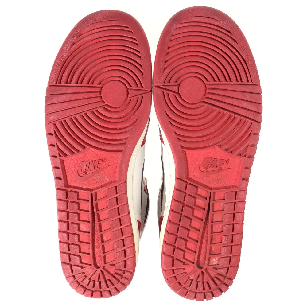 NIKE(ナイキ) 【観賞用1985年製】 AIR JORDAN1 CHICAGO HIGH OG エアジョーダン1 シカゴ ハイカットスニーカー レッド/ホワイト US10.5/28.5cm