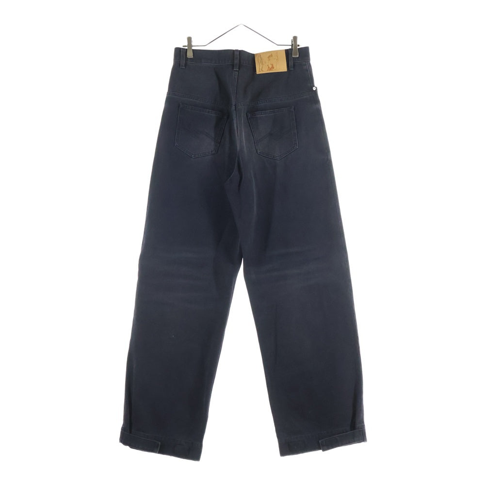 MARTINE ROSE(マーティンローズ) 23AW Wide Leg Jean ワイドデニムパンツ ジーンズ ブラック