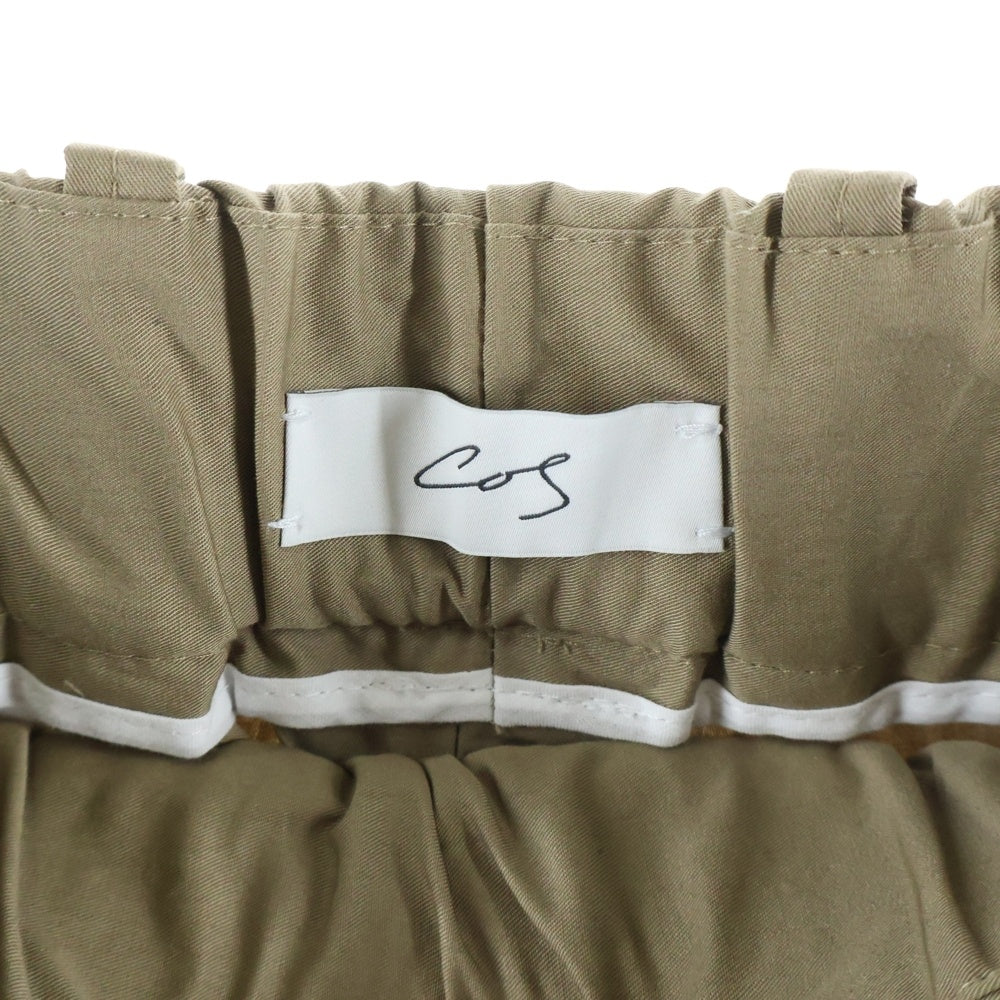 NO BRAND(ノーブランド) COS(コス) The Barrel Leg Cargo Trousers ワイドチノパンツ ベージュ