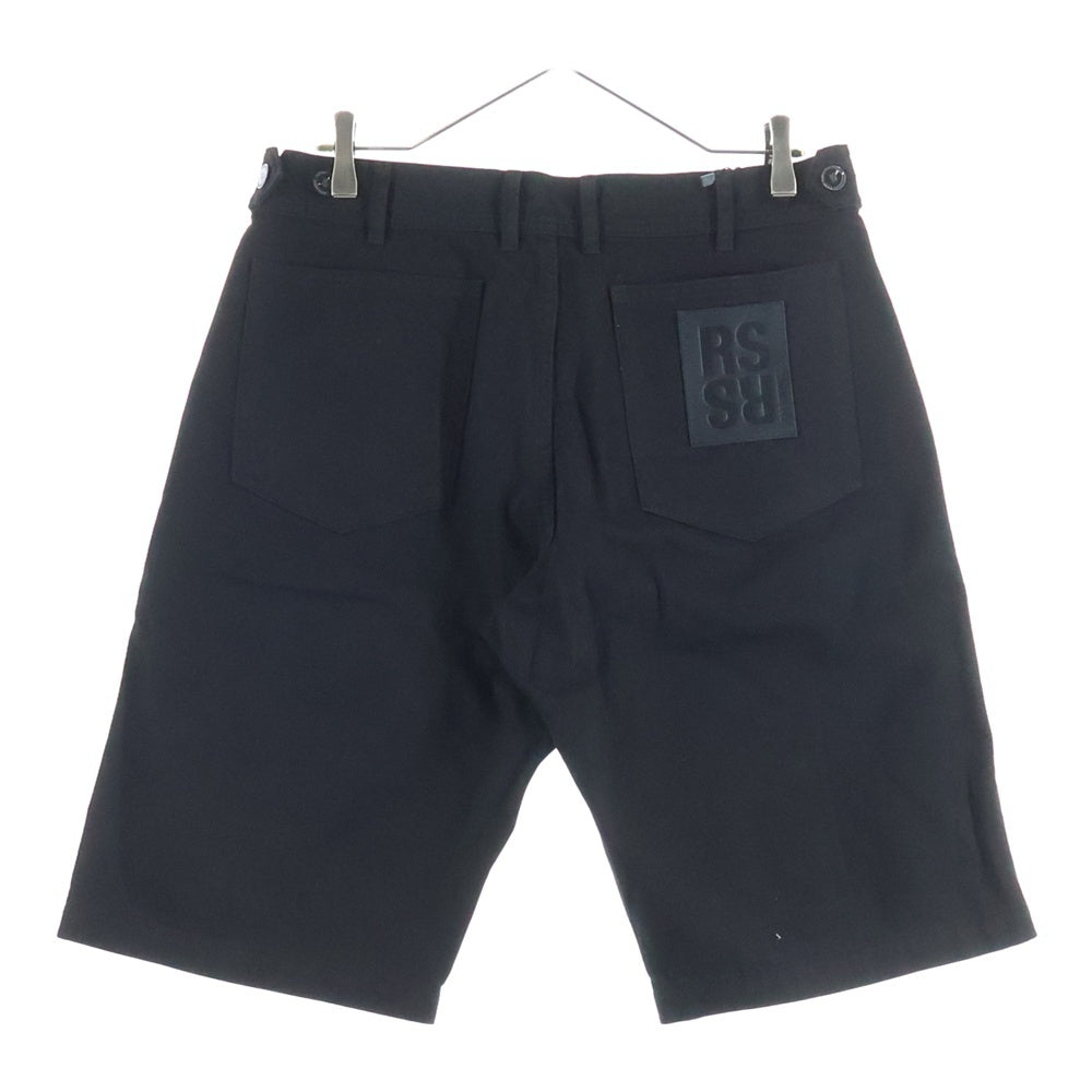 RAF SIMONS(ラフシモンズ) 23SS DENIM SKATE SHORTS デニムスケートショーツ ハーフパンツ ブラック 231-M331