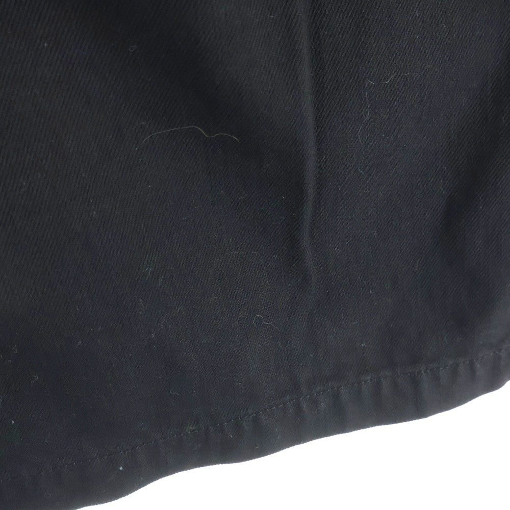 RAF SIMONS(ラフシモンズ) 23SS DENIM SKATE SHORTS デニムスケートショーツ ハーフパンツ ブラック 231-M331