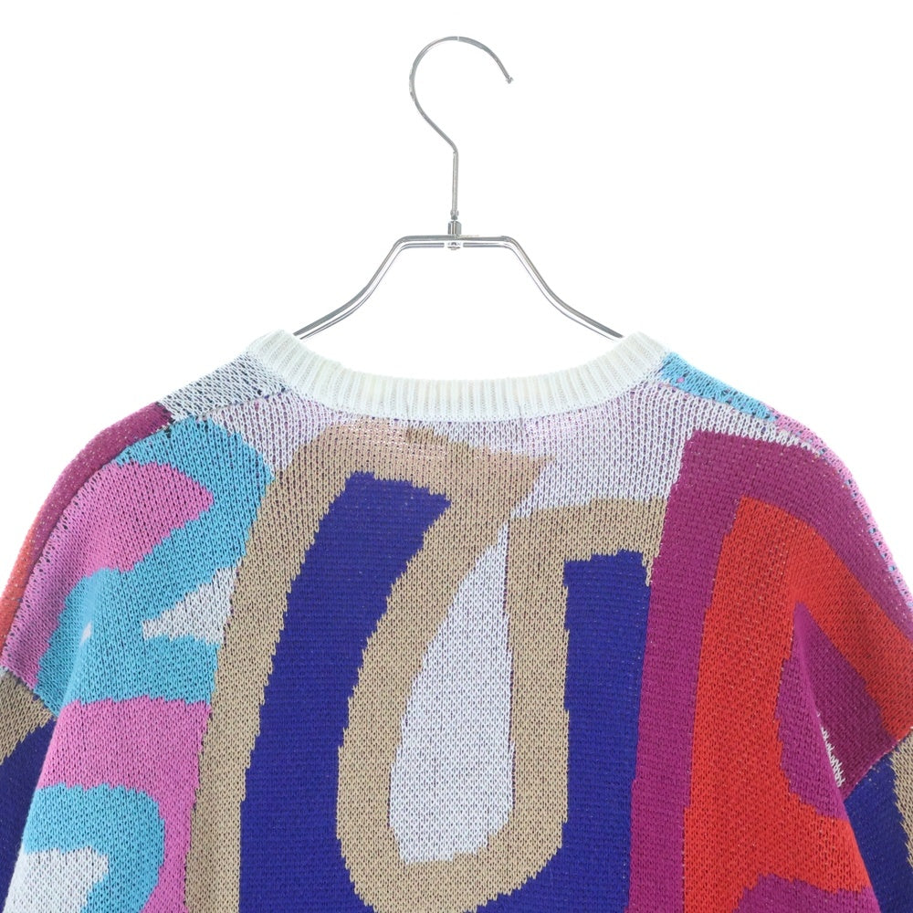 SUPREME(シュプリーム) 20AW Smurfs Sweater スマーフ 総柄 クルーネックニットセーター マルチ