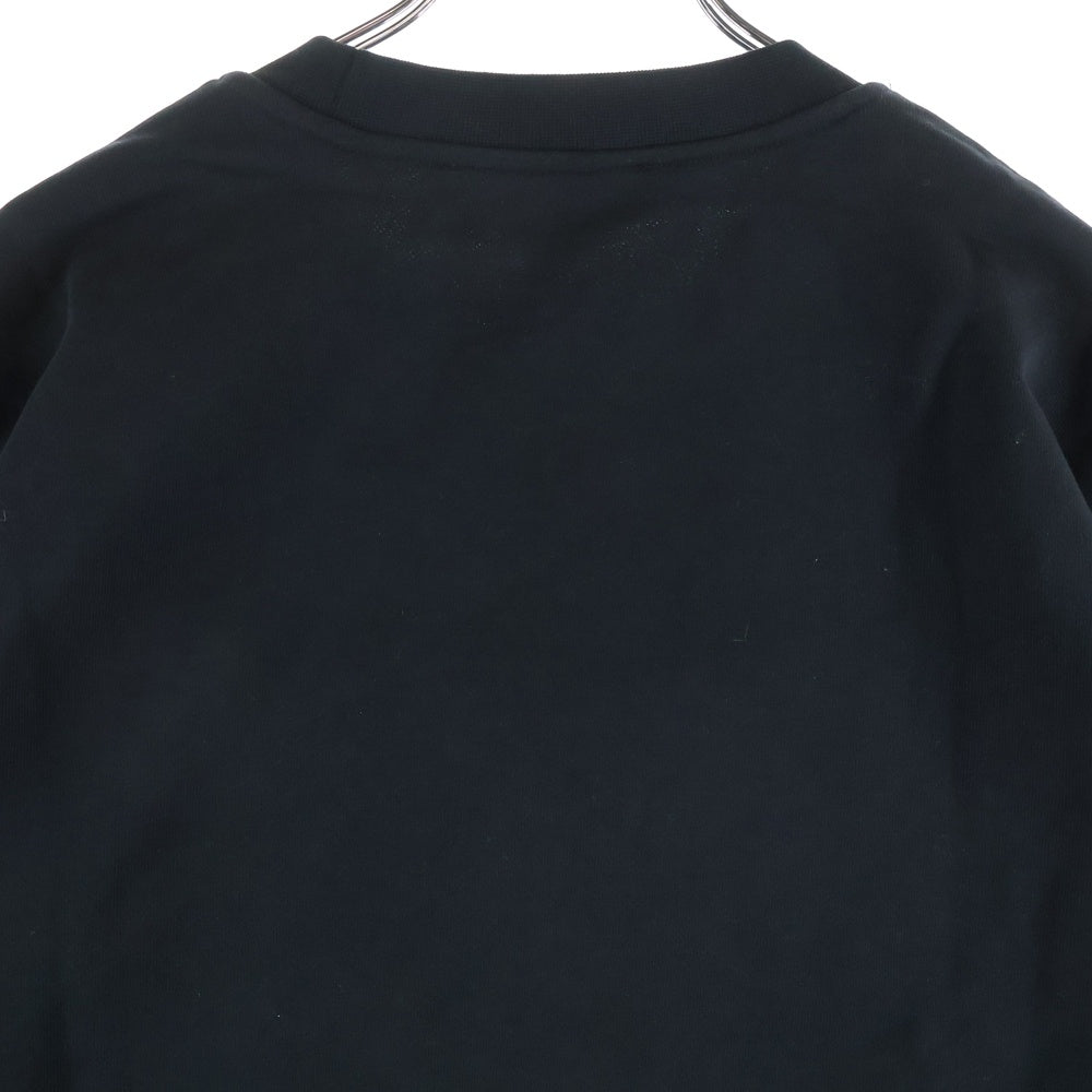 Alexander McQueen(アレキサンダーマックイーン) Pattern Round Neck Long Sleeves Sweatshirt クルーネックスウェットトレーナー ブラック 415099 RKH51