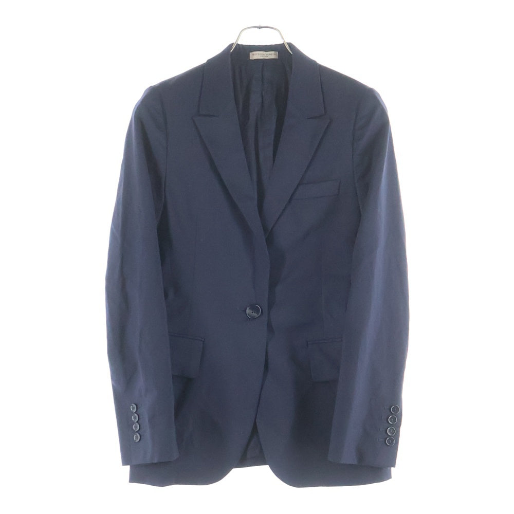 BOTTEGA VENETA(ボッテガヴェネタ) 1B Wool Tailored Jacket ウールテーラードジャケット ネイビー 507381 VOJ50 レディース