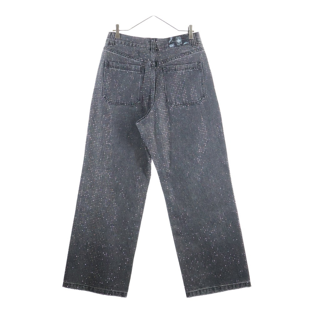 BIRTH OF ROYAL CHILD(バースオブロイヤルチャイルド) 20K Diamond Stellar Denim Pants スパンコール装飾 デニムパンツ グレー