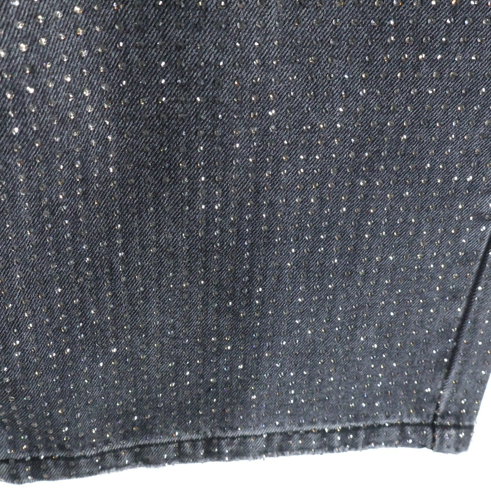 BIRTH OF ROYAL CHILD(バースオブロイヤルチャイルド) 20K Diamond Stellar Denim Pants スパンコール装飾 デニムパンツ グレー