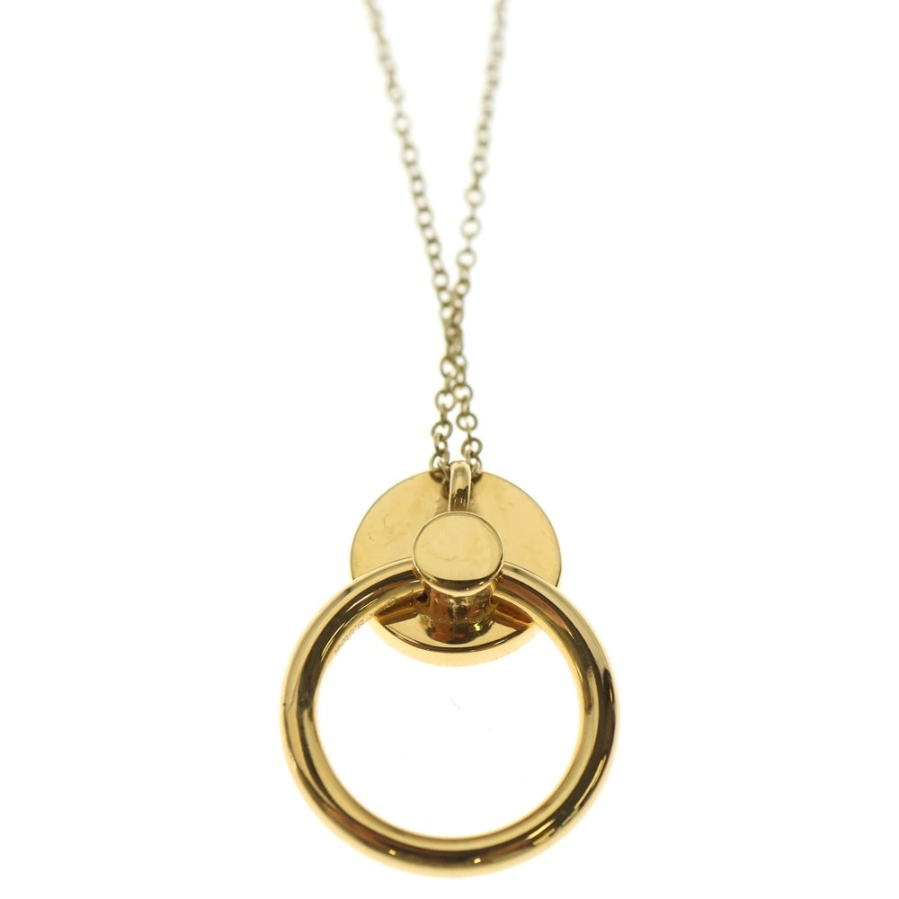 NO BRAND(ノーブランド) IRIEBEACH アイリービーチ RING PENDANT NECKLACE リングペンダント ネックレス ゴールド