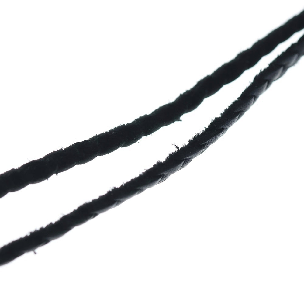 CHROME HEARTS(クロムハーツ) FILIG CROSS-XSM LB フィリグリー クロス レザーブレイド ネックレス シルバー
