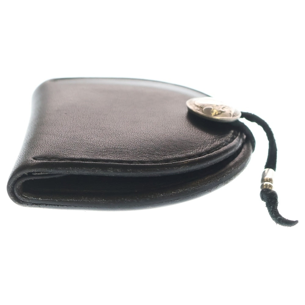 goro's(ゴローズ) SVコンチョ付き レザー コインケース 丸型小銭入れ