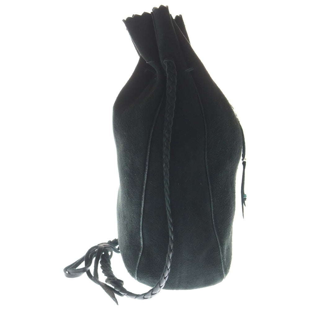 goro's(ゴローズ) SVフラワーコンチョ付き 巾着バッグ ショルダー