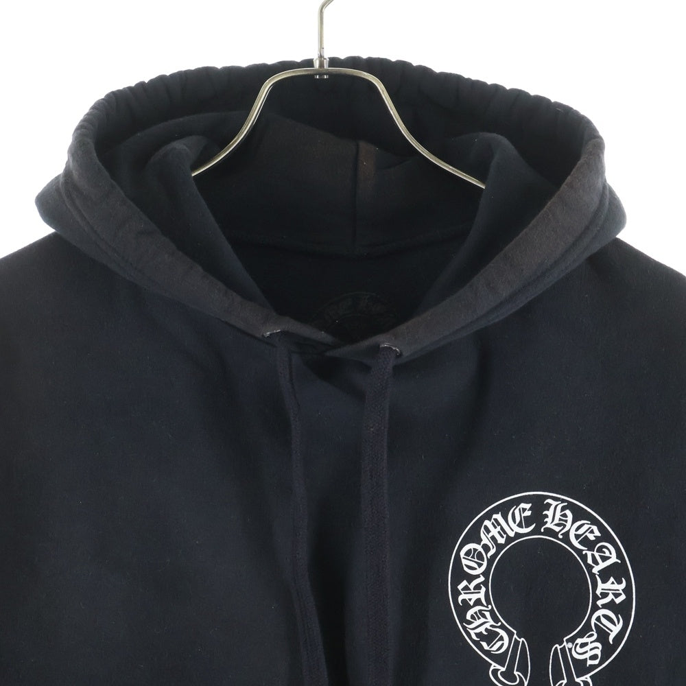 CHROME HEARTS(クロムハーツ) MATTY BOY CHOMPER SWTSHRT HD PLVR マッティボーイ チョンパー ホースシュープリント プルオーバースウェットパーカー フーディー ブラック