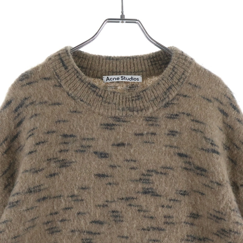 Acne Studios(アクネ ストゥディオズ) Crew Neck Knit クルーネック ニットセーター ブラウン FN-MN-KNIT000393 B60264-