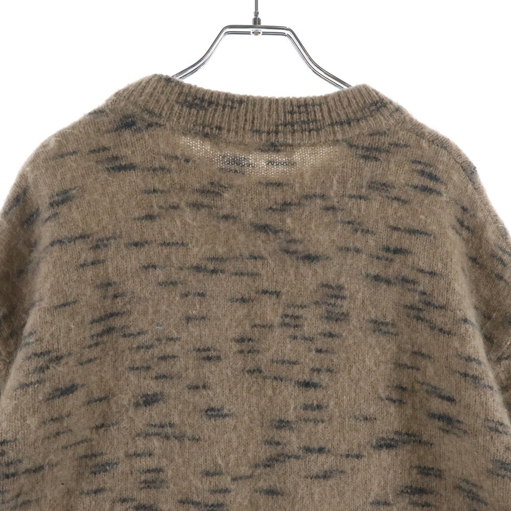 Acne Studios(アクネ ストゥディオズ) Crew Neck Knit クルーネック ニットセーター ブラウン FN-MN-KNIT000393 B60264-