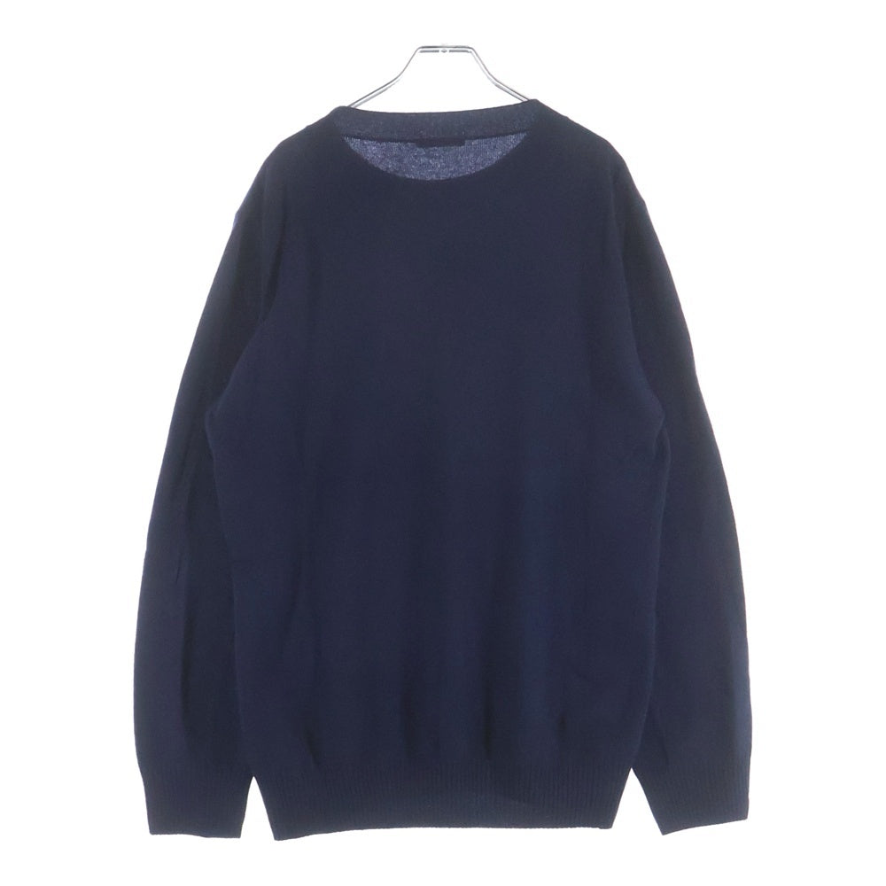 BALMAIN(バルマン) Cashmere Knit Sweater カシミヤニット クルーネックニットセーター ネイビー