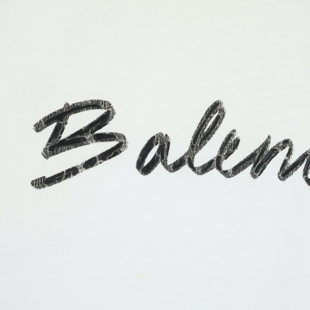 BALENCIAGA(バレンシアガ) T-Shirt シグネチャーロゴプリント半袖Tシャツ ホワイト 612966 TMVB4