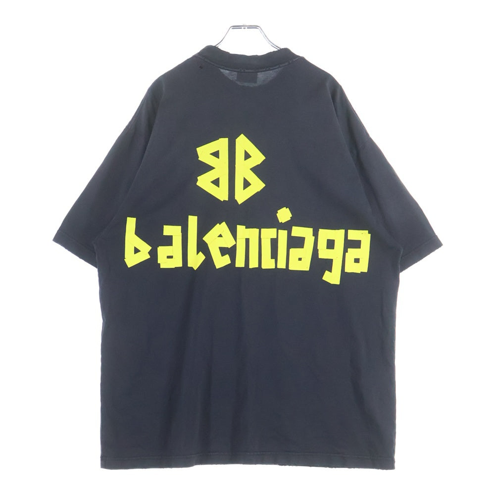 BALENCIAGA(バレンシアガ) Tape Type T-Shirt テープロゴプリント半袖T